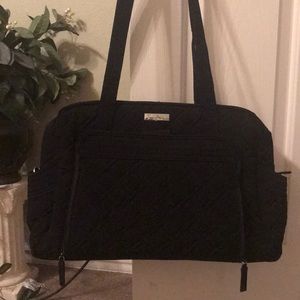 Vera Bradley stroll around baby bag- classic black